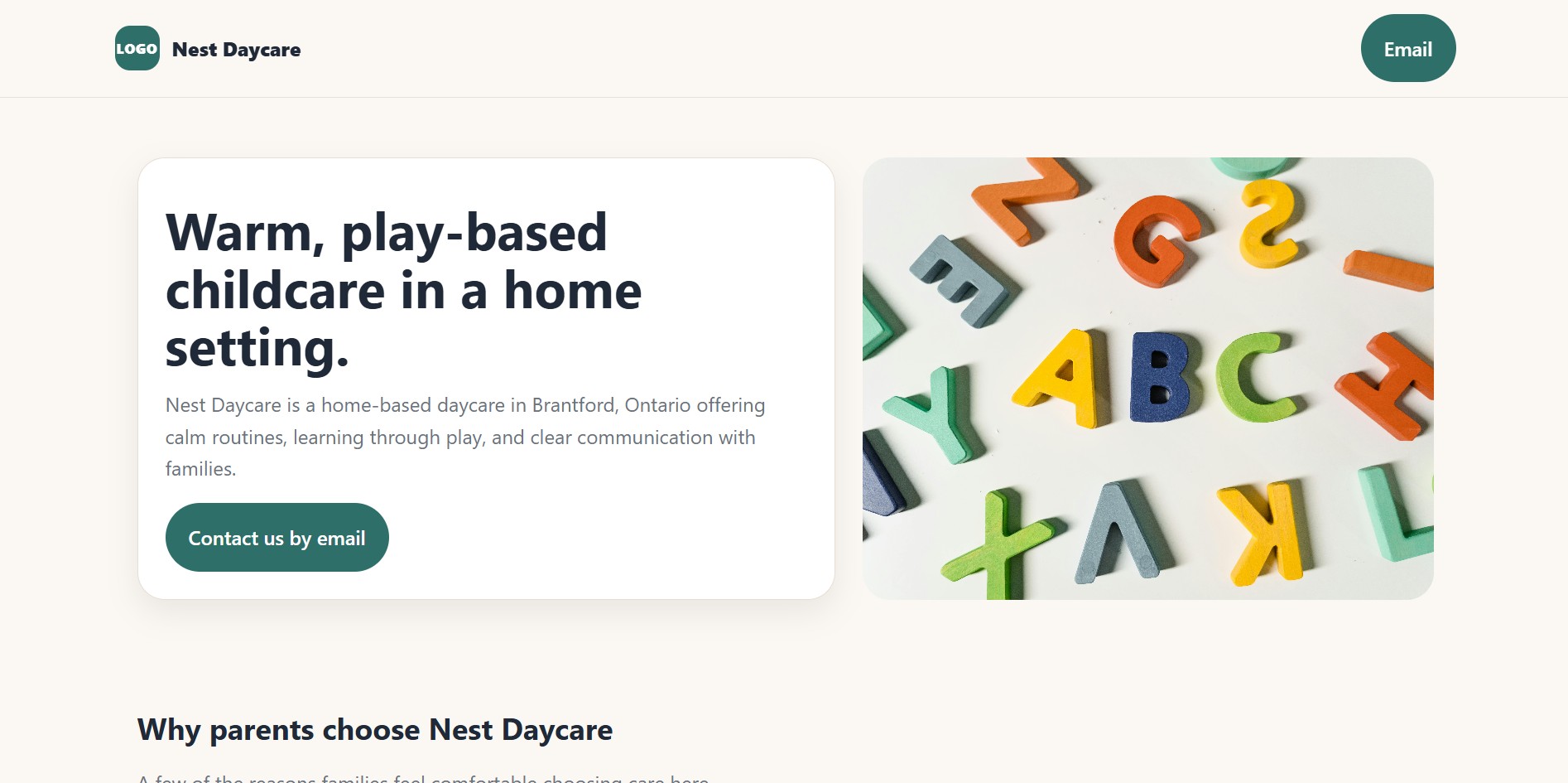 Nest template preview