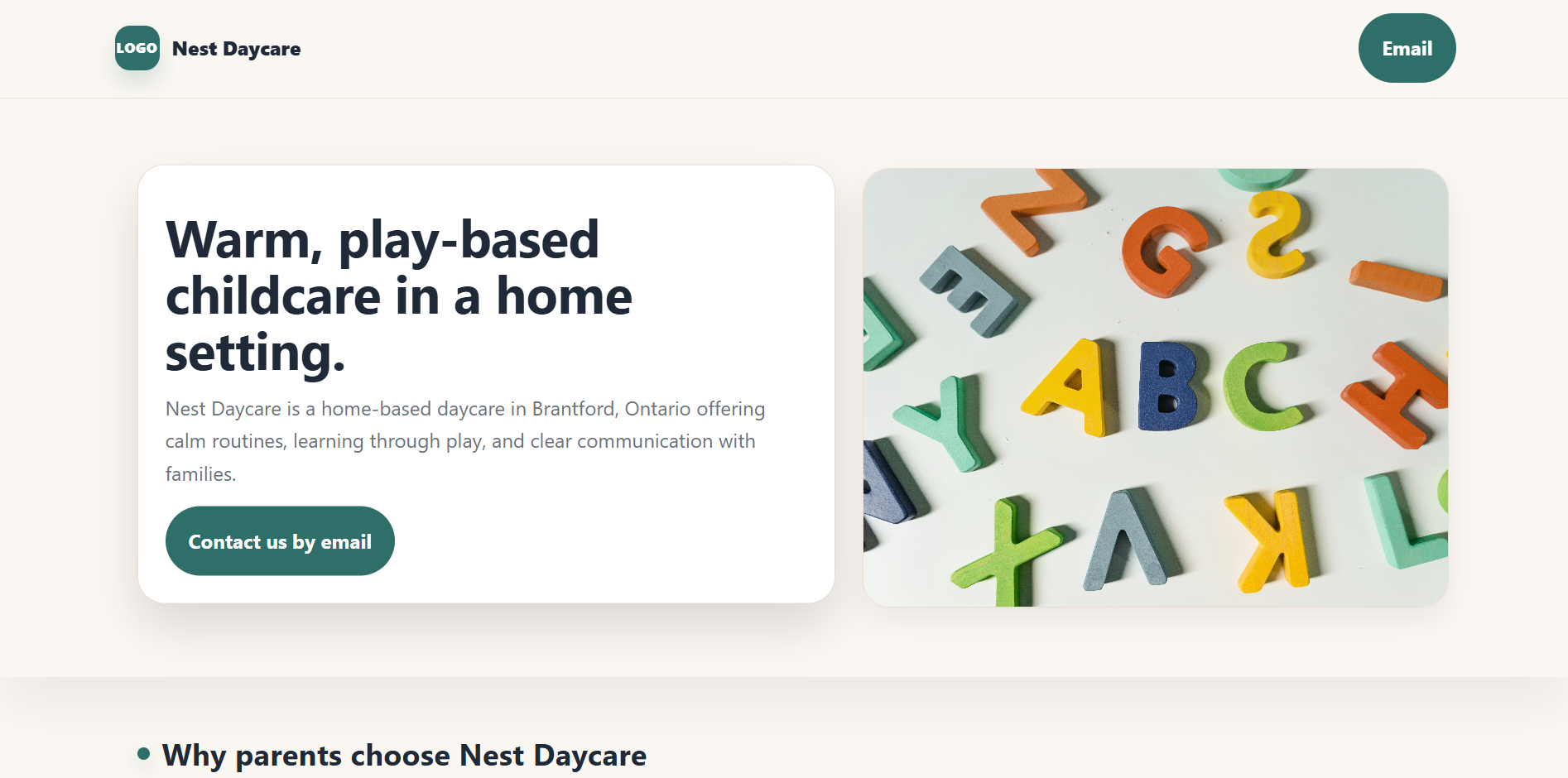 Nest template preview